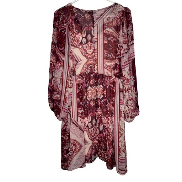 Ophelia Roe Floral Boho Dress Women's M Pink fairy grunge babydoll 70s flowy - Picture 2 of 16